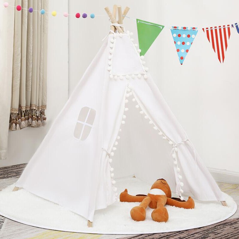 1,3 m/1,6 m Tipi Zelt Für Kinder Tragbare kinder Zelte Tipi Infantil Wigwam Haus Kinder Indoor Outdoor spielen Haus