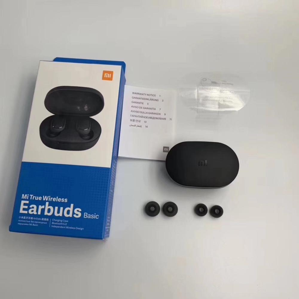 Xiaomi Redmi Airdots TWS Wireless Earphone Handsfree Earbuds Voice Control Bluetooth 5.0 Noise Reduction Tap AI Control