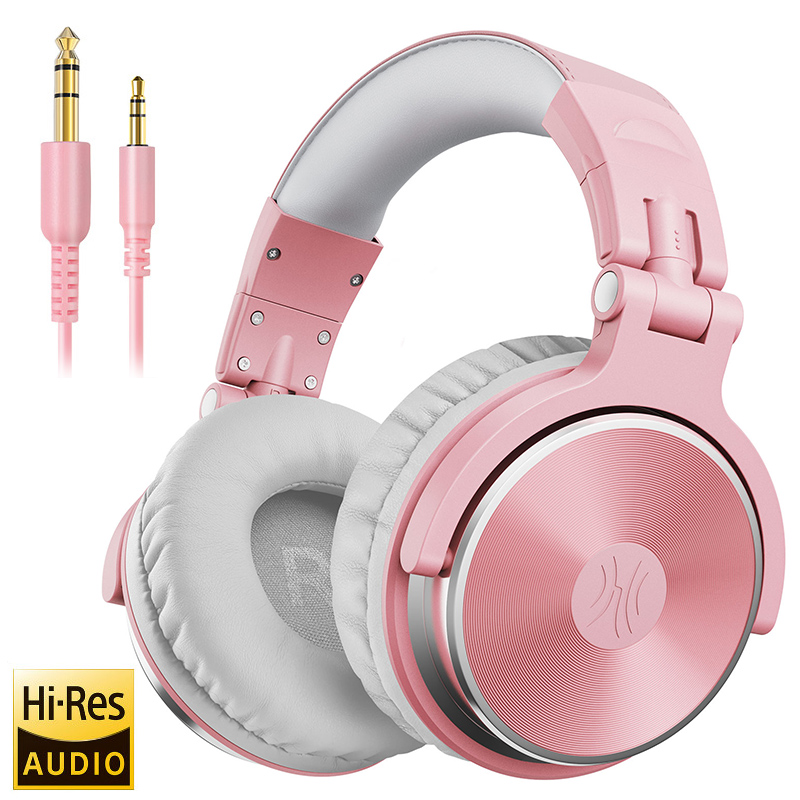 Oneodio-auriculares supraaurales de alta fidelidad para estudio, DJ, Monitor con cable, auriculares para juegos de música, auriculares para teléfono, ordenador, PC con micrófono: YELLOW