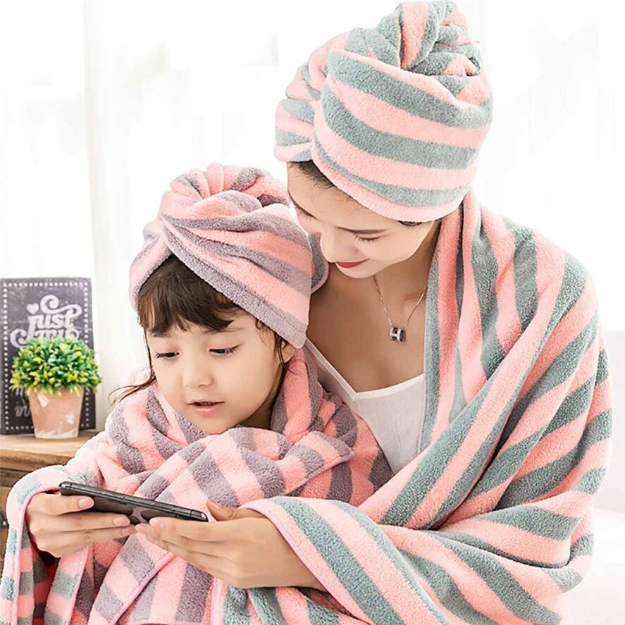 Droog Haar Handdoek Hoed 1PC Soft Microfiber Haar Tulband Snel Droog Haar Hoed Gewikkeld Handdoek Badmuts Handdoeken 0909 #30
