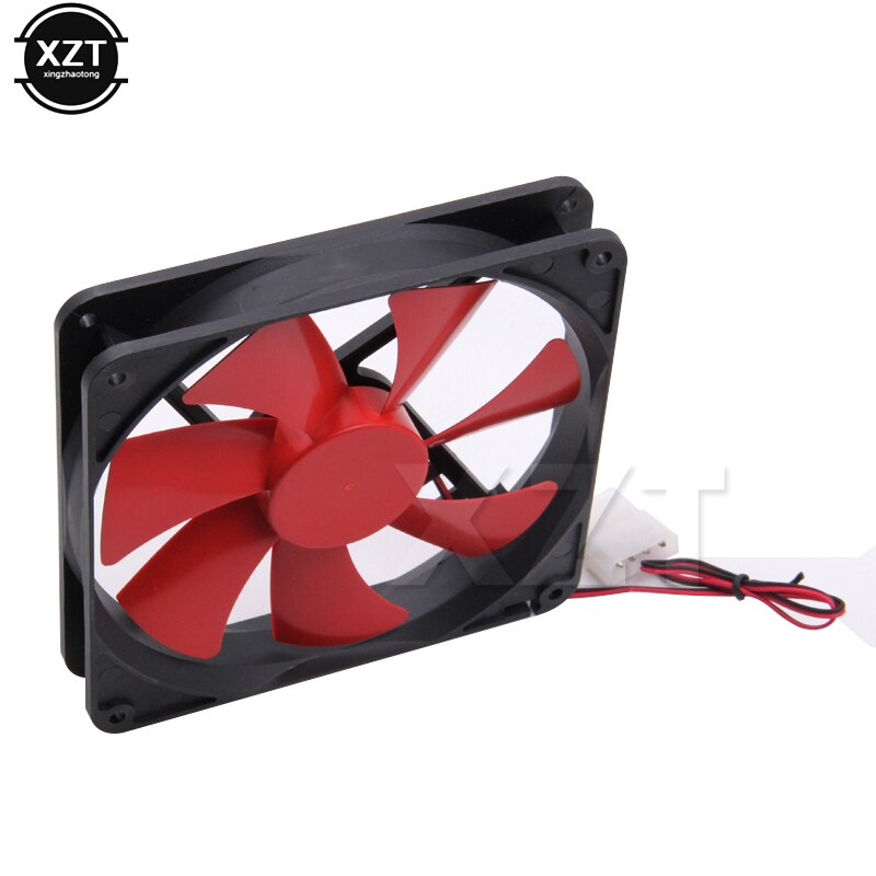 Computer Case 140MM Fan CPU Cooler Cooling Fan 140 MM silent quiet 140mm DC 12V 4D plug computer cooling fan heatsink 14cm