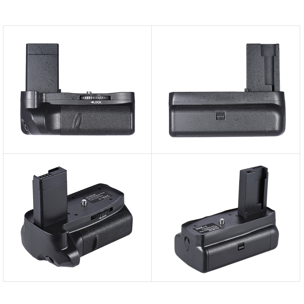 Andoer BG-1H Vertical Battery Grip Compatible with 2 * LP-E10 Battery for Canon EOS 1100D 1200D 1300D Rebel T3 5 T6 kiss X50 X70