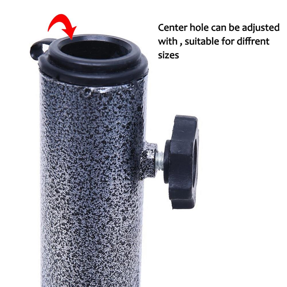 Metal Adjustable Collapsible Sunshade Anchor Patio Umbrella Stand Portable Beach Yard Three Feet Outdoor Patio Umbrella Stand