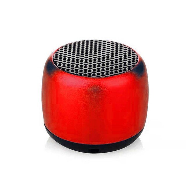 Mini Tragbare Drahtlose Caixa De Som Bluetooth Lautsprecher Musik Klang Kasten Blutooth Für Subwoofer Schallwand Bass Akustik Mp3 Spieler: rot