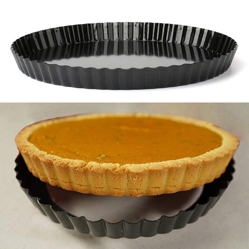 8/10/12 Inch Taart Broek Mold Pizza Steen Non Stick Cake Cookie Liner Verwijderbare Losse Bodem Hittebestendig thuis Bakken Pan