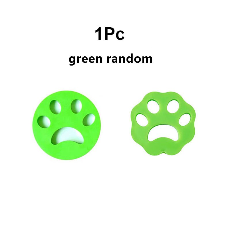 2-Pack Pet Epilator Wash Clean Sticker Clothes Duster Wash Clean Mud Reusable Washing Machine Hair Catcher Hair Removal Artifact: 1Pc-Green-random