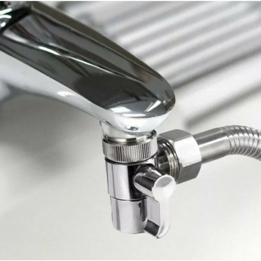 Schakelaar Kraan Adapter Aanrecht Splitter Omschakelklep Water Tap Connector Voor Wc Bidet Douche Kichen Accessoires