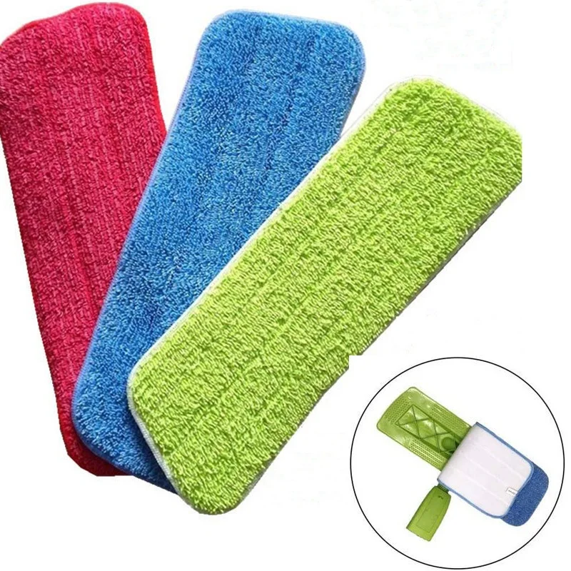 2-teilige Mikrofaser-Ersatz-Mop-Pads, wasch bare Mop-Nachfüllung für Sprüh mops und Mops, Reinigungs werkzeuge, nass und trocken