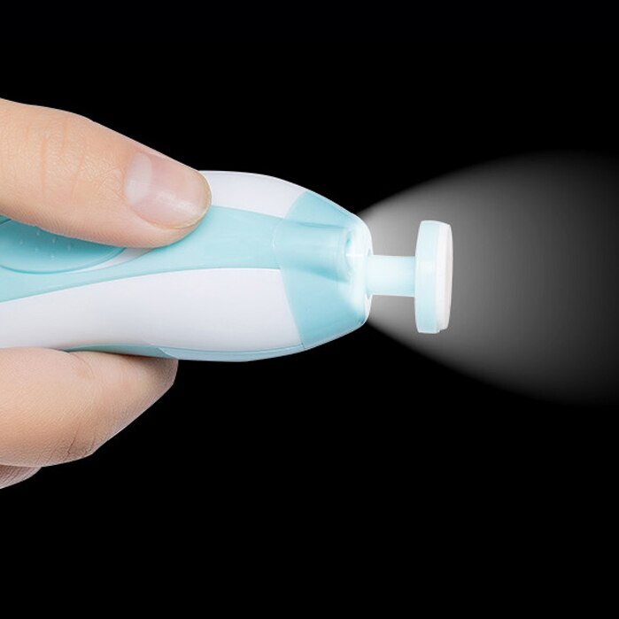 Baby Nagel Bausatz, Baby Nagel Trimmer Datei elektrisch mit LED hell + Safty Baby Nagel Schere, Baby Bausatz Pflege neugeboren