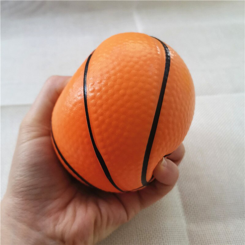 Pelotas de baloncesto de 10cm para bebés, bolas para apretar de espuma suave, antiestrés