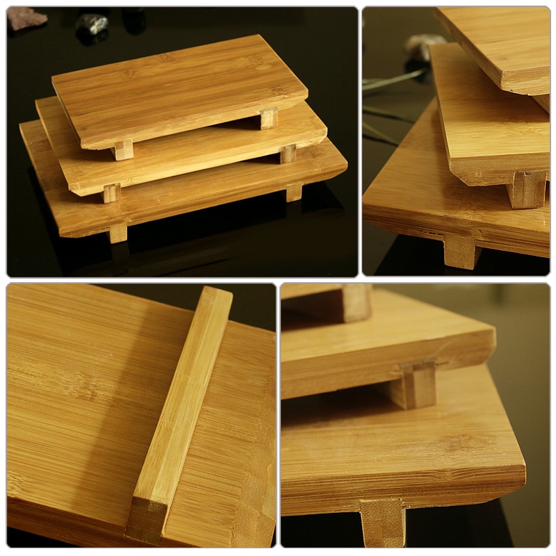 Bambusowa deska Sushi prostokątna platforma Sushi gotowanie Sashimi kuchnia japońska i koreańska zastawa stołowa talerz robić serwowania tacy