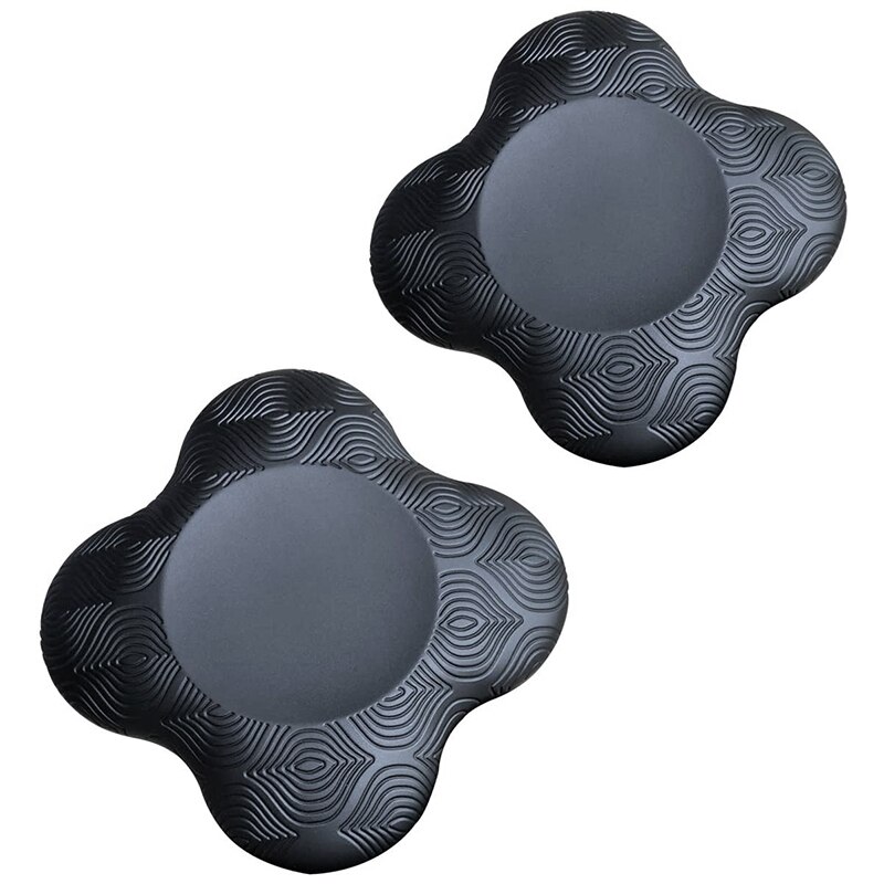 Draagbare Yoga Knie Pad Kussen Extra Dik Voor Knieën Ellebogen Pols Beschermende Pad Pu Yoga Pilates Werken Knielen Pad: Default Title