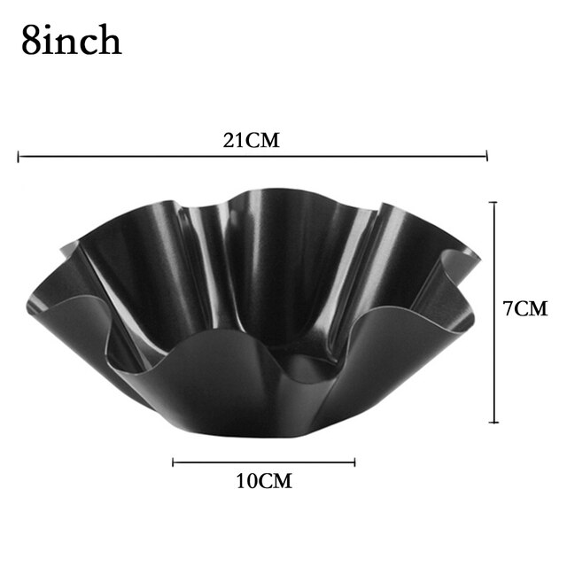 Kitchen Tortilla Pan Set Nonstick Taco Salad Bowl Baking Shell Mold Home Baking Shell Bowl Kitchen Tool Mexican Taco Shell Mold: B