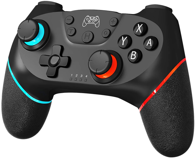 Senza fili di Bluetooth Gamepad Per Nintendo Interruttore Pro NS-Interruttore Pro Controller di Gioco joystick Per Nintend Console con 6 -assi Maniglia: Blue-Red