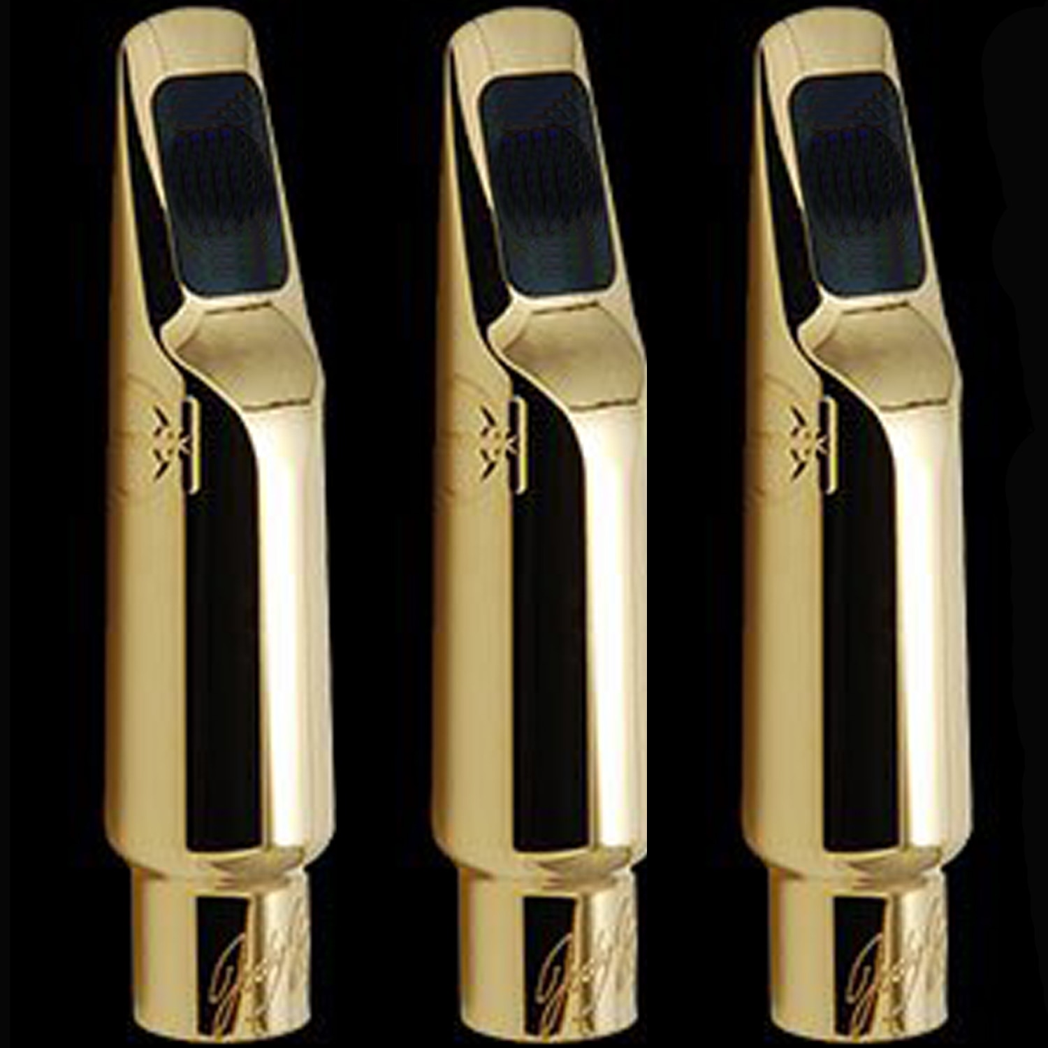 DV Metal Tenor Soprano Alto Saxophone Mouthpieces Gold Plated Sax Mouth Pieces Accessories