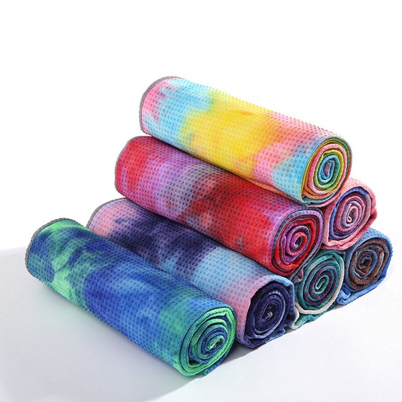 Fitness Handdoek 63*183Cm Gedrukt Yoga Mat Microfiber Antislip Tie-Dye Sport Strand Zwemmen Quick sneldrogende Yoga Winkel Handdoek