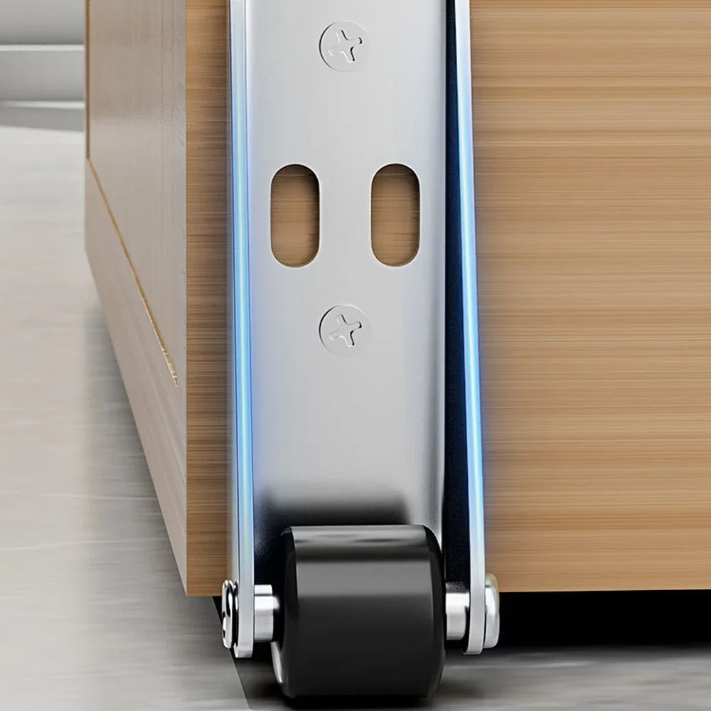1/12 juegos de ruedas de puerta corredera direccionales verticales de polea de pista de puerta lateral silenciosa Mini rueda suave sin esfuerzo para muebles del hogar