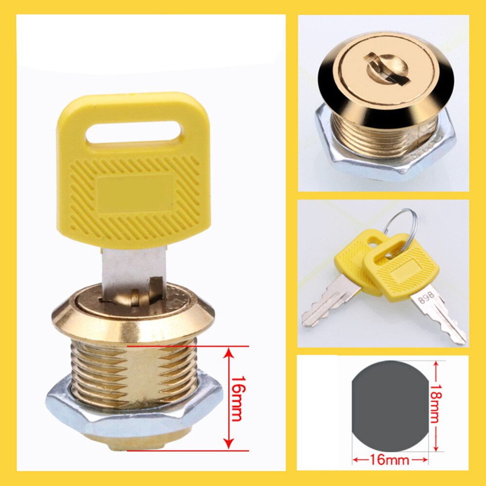 Cabinet Mailbox Drawer Cupboard Locker Mailbox Locks Tubular Cam Locks Cupboard Lock Lock Zinc Alloy For Door Security Hardware