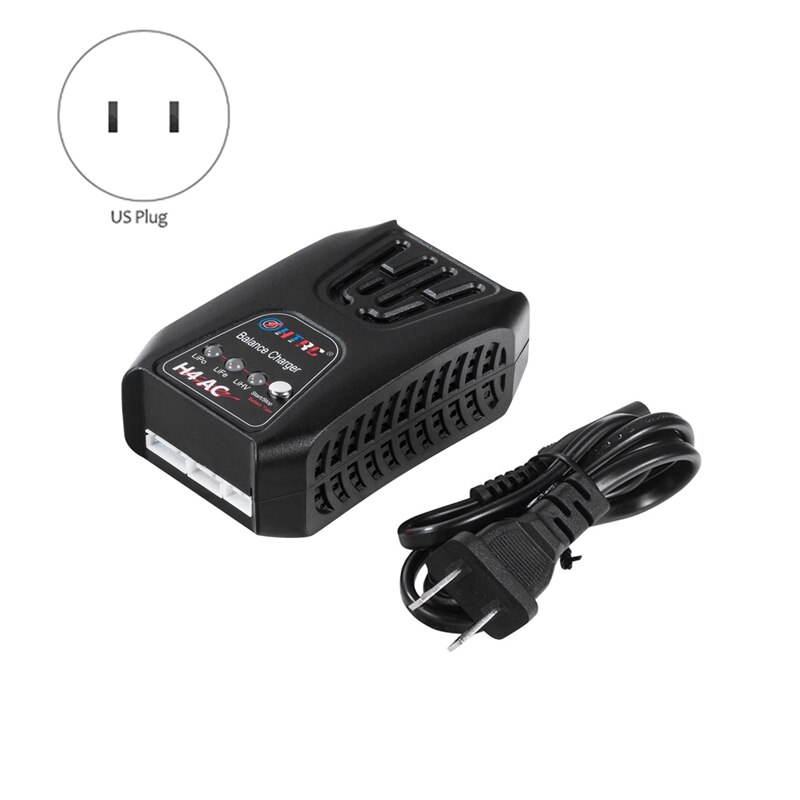 H4AC 20W Mini Opladen Balans Lader Voor 2-4S Lipo/Life/Lihv Batterij Rc Charger
