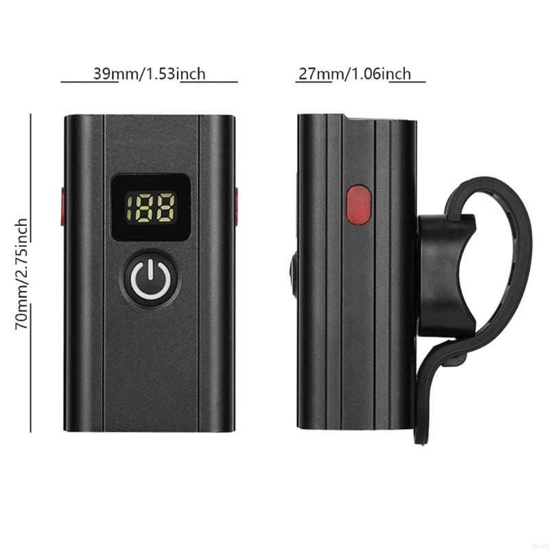 Bright Road Bike Front Light Rechargeable Bicycles Headlight Light Waterproofs Bicycles Light Cycling Accessories M68D