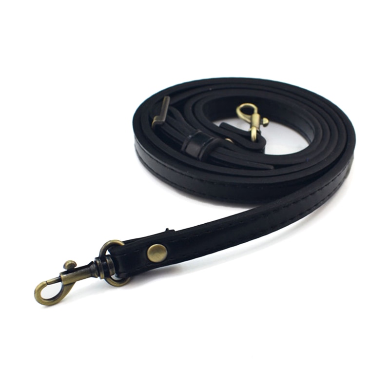 1.2cm Width PU Leather Bag Strap Shoulder Bag Adjustable Band Handle For Handbag Long Belt DIY Accessories Black KZ0012