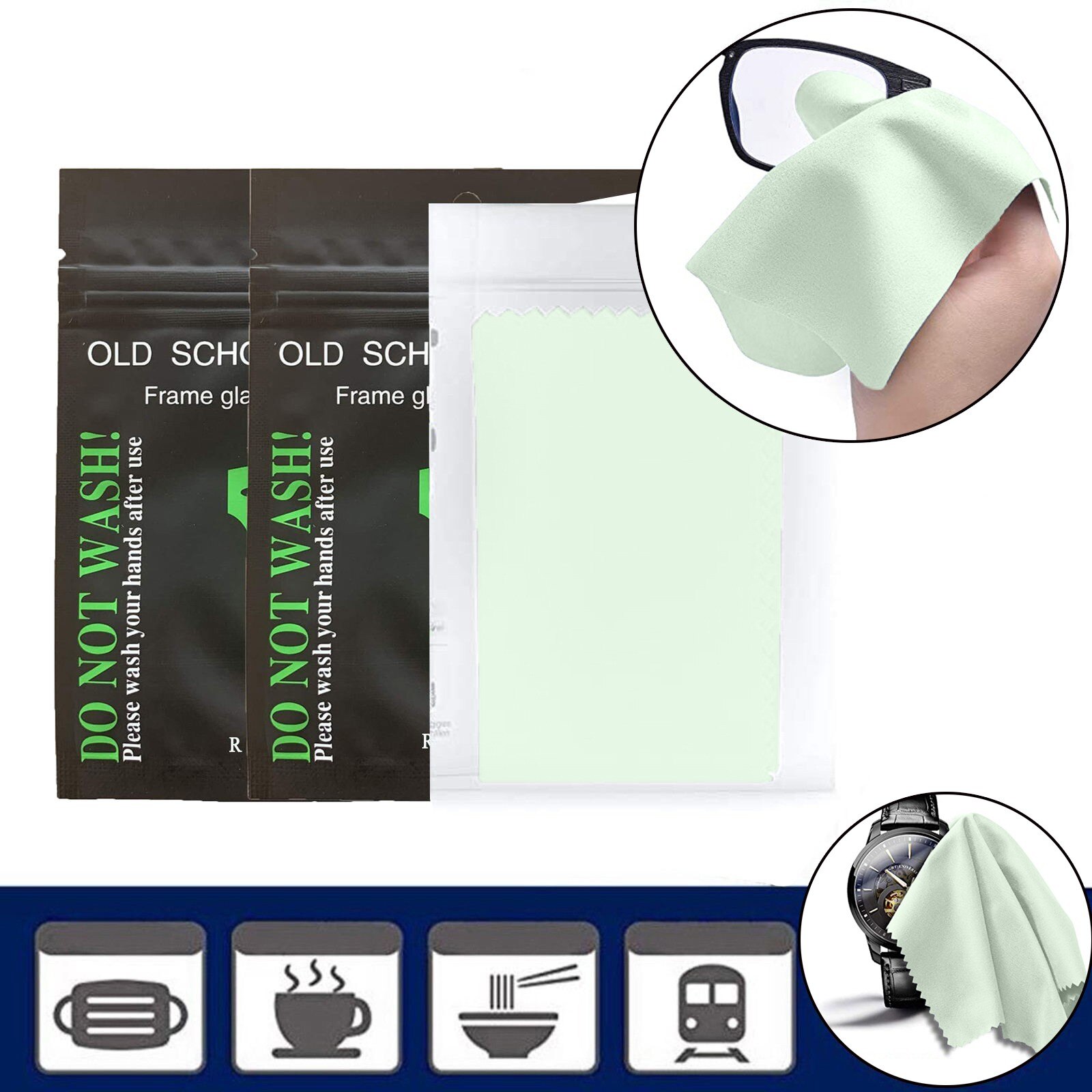 25 # Anti-Fog Glazen Doek Microfiber Vierkante Clean Reinigingsdoekje Voor Telefoon Scherm Camera Lens Bril Glazen Cup glas Doekjes: Silver color