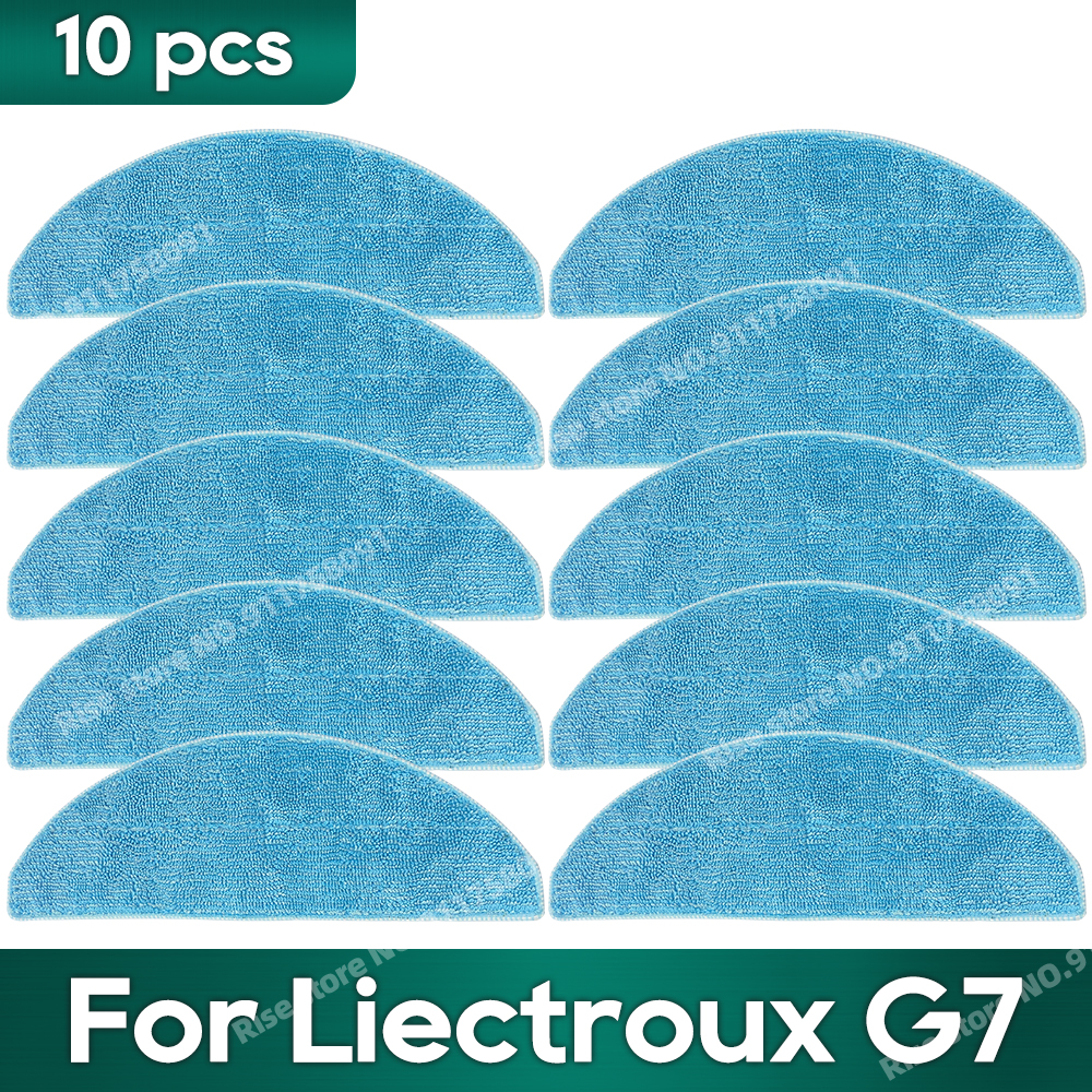 Accesorios compatibles con LIECTROUX G7, filtro Hepa, bolsa de polvo, piezas de repuesto, paño para mopa: Verde militar