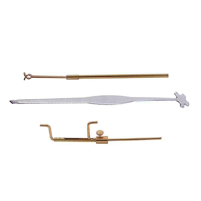 Violin reparation verktyg set violin ljud post gauge mätare retriever clip setter luthier kit musikinstrument tillbehör
