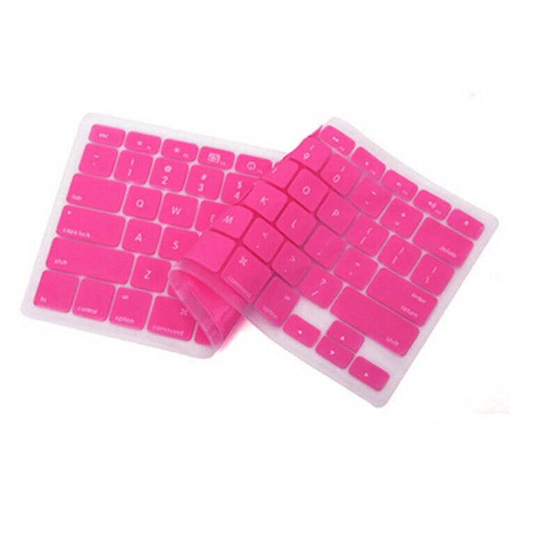 Silicone Keyboard Skin Cover For Macbook Pro Air Mac Retina 13" 15" 17" b38: Pink