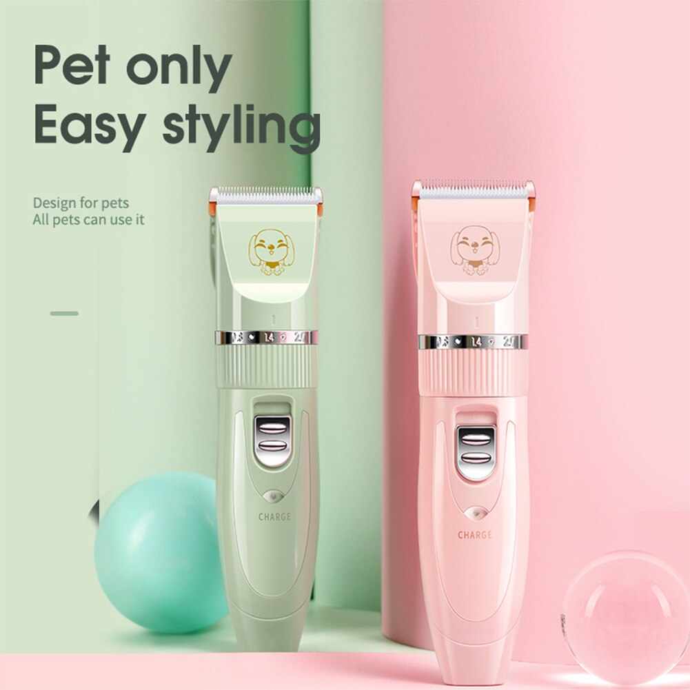 Hond Tondeuse Grooming Elektrische Schaar Honden Cutter Oplaadbare Draadloze Scheerapparaat Low Noise Kapsel Tool Trimmer