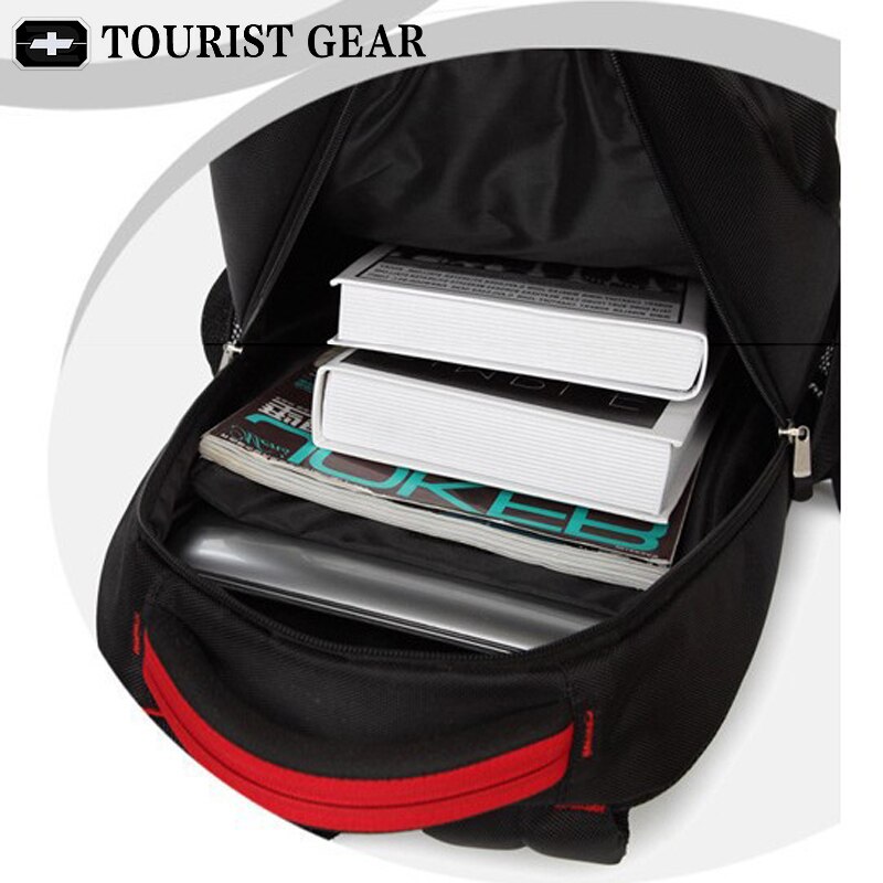 Mochila preta masculina suíça, mochila para viagem, equipamento de turista, mochila para laptop de 15.6 polegadas, mochila vintage escolar