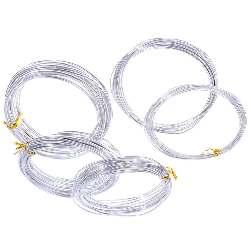 Bonsai Wires Anodized Aluminum Bonsai Training Wire Total 16.5 Feet (silver)