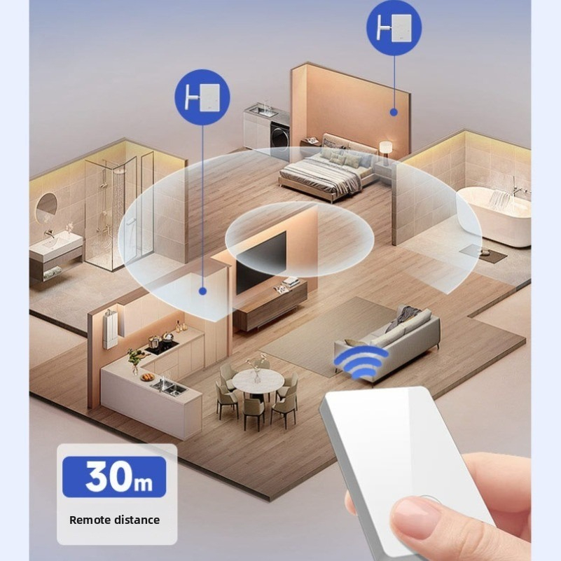 Drahtlose Fernbedienung Schalter Licht Geschmack Automatische Geschmack Schubstange Fernbedienung Innen Licht Aus Schalter Geschmack
