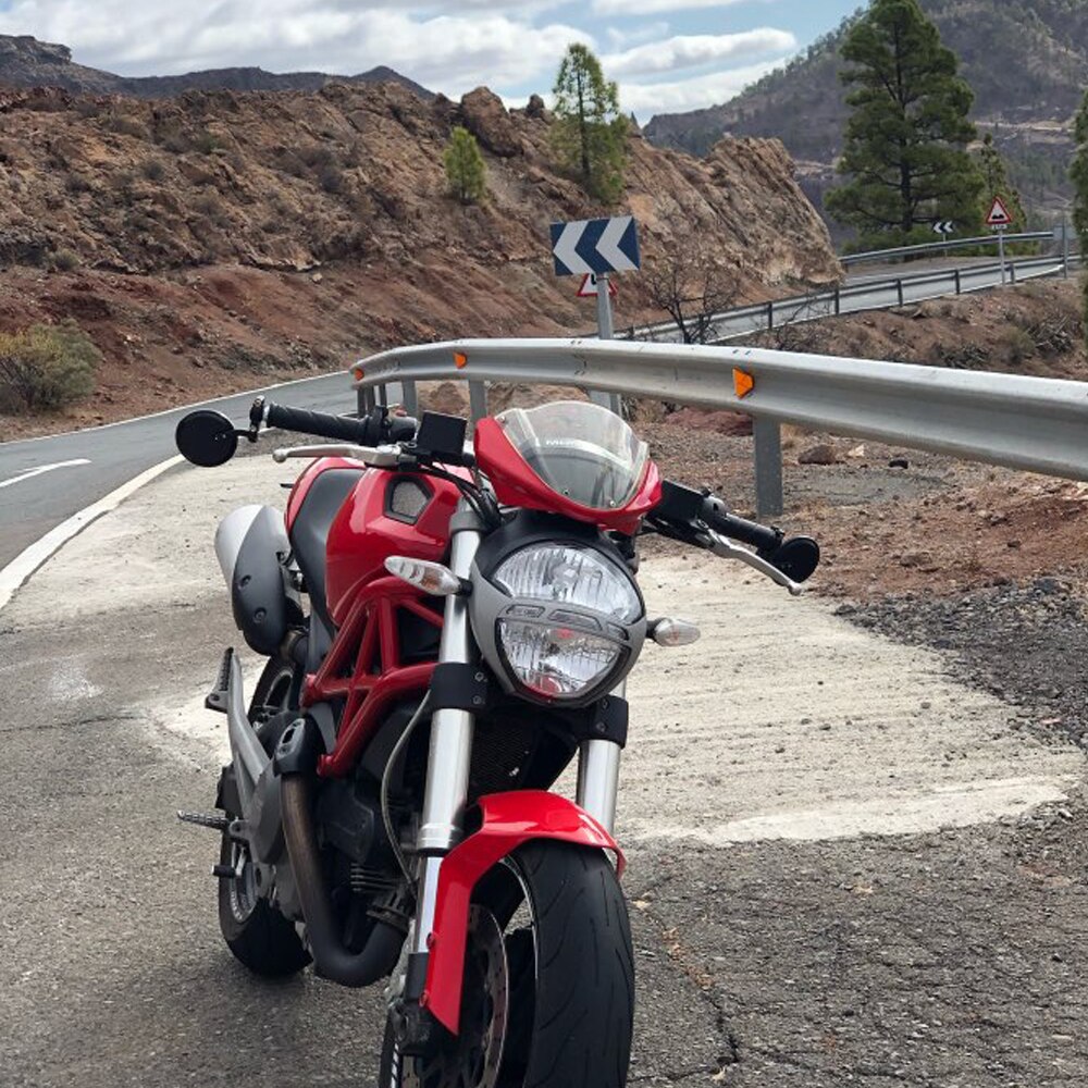 Fit For Triumph Thruxton 900 2004 7/8" 22mm Motorcycle Universal Bar End Mirrors Handle Bar Rearview Side Mirror