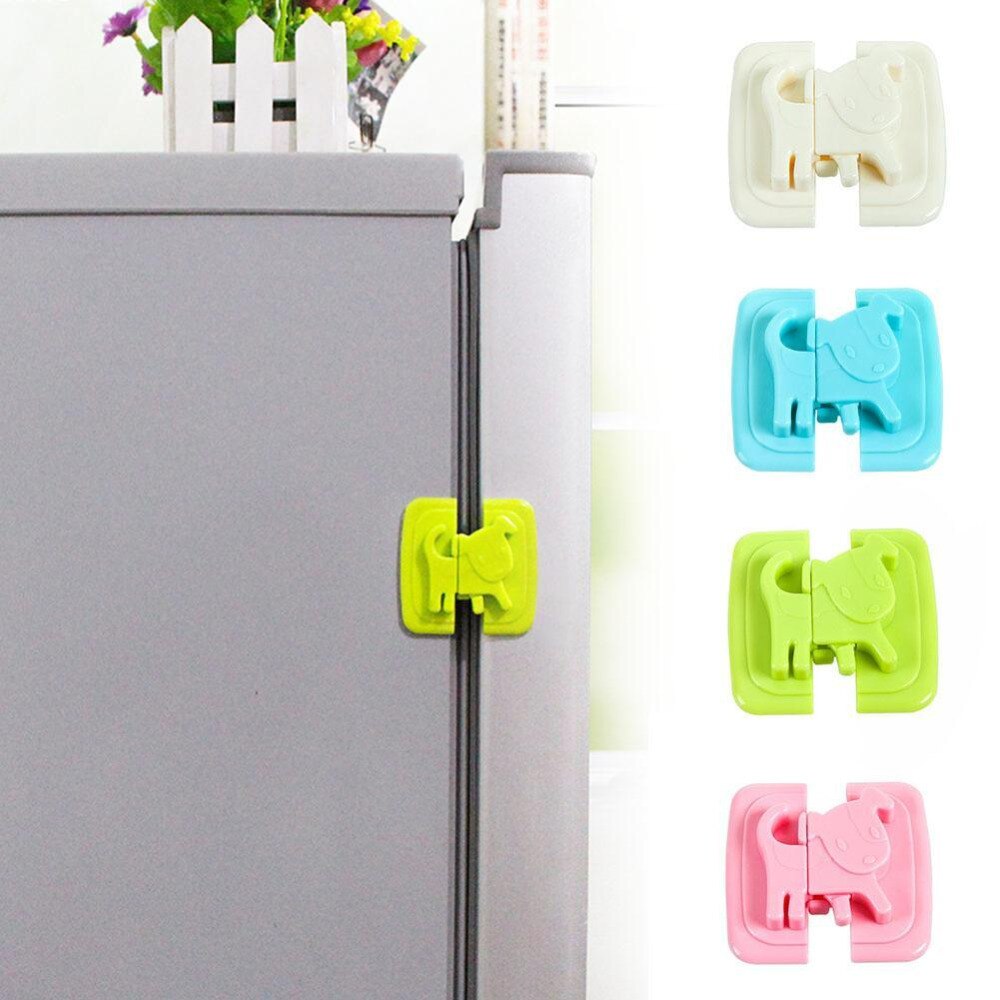 Baby safety cartoon shape Kids Baby Care Safety Security Cabinet Locks & Straps Products For Fridge Door Cabinet Locks
