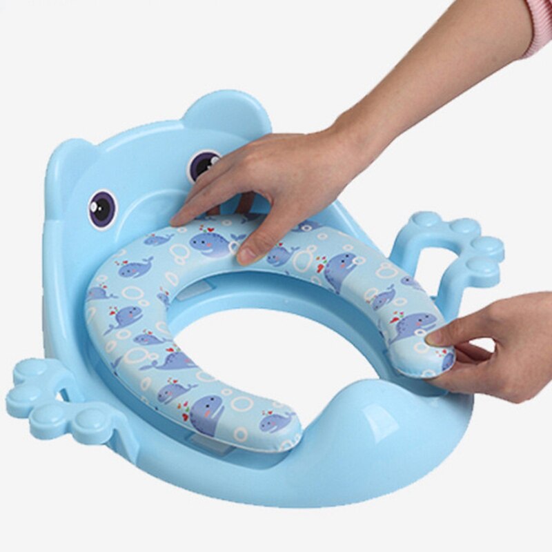 Draagbare babypot reistoilet zachte mat babytoilet kindertrainingspotje babystoel toiletbril pot