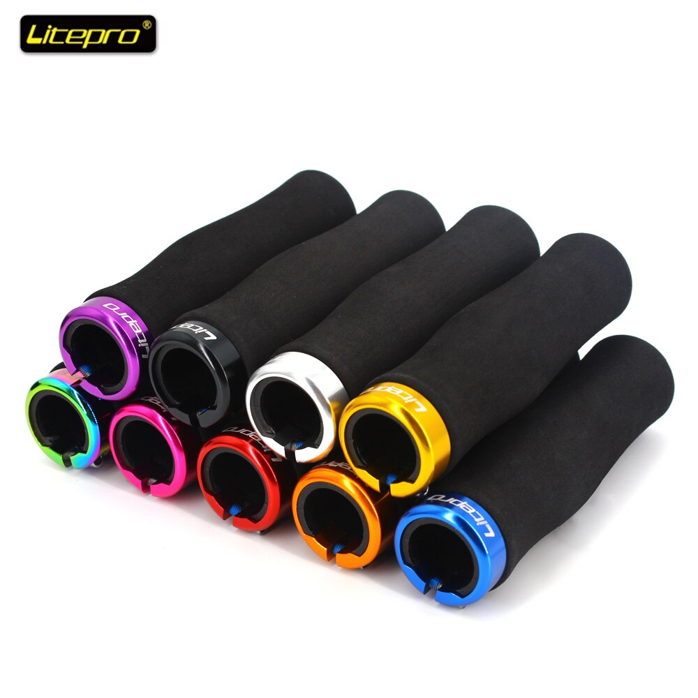 Litepro Bike Grips MTB BMX Road Cycling Handlebar Grips Anti-Skid Rubber Bicycle Grips Mountain mtb Grips Bicycle Accessories