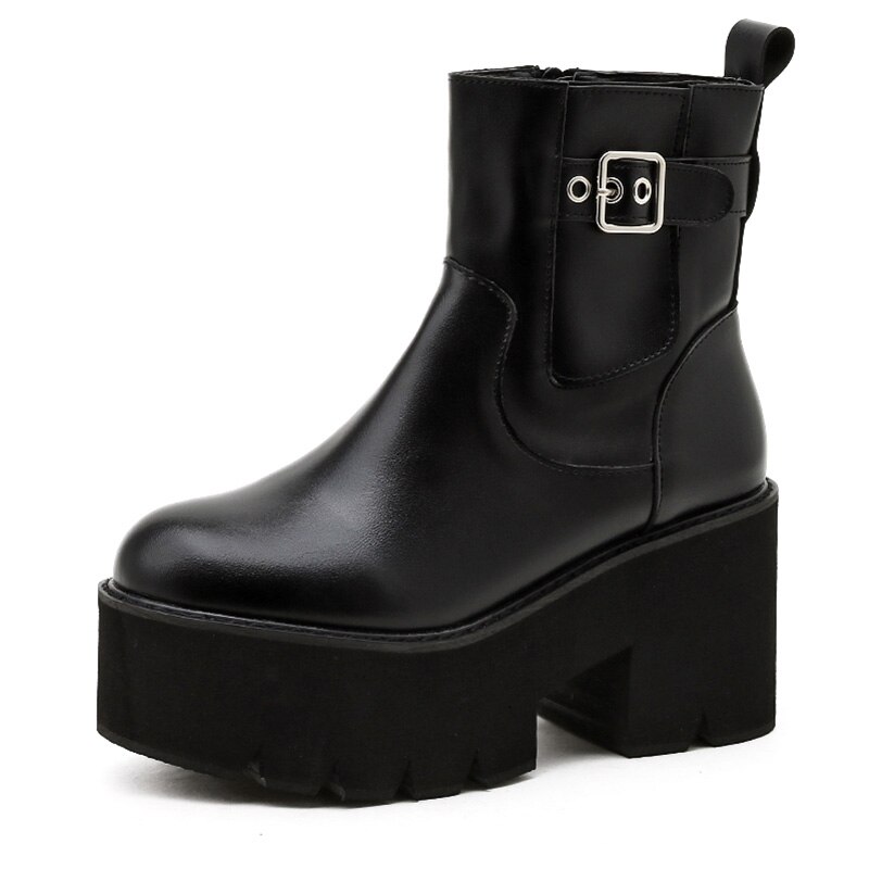 Platform Ronde Gdgydh Effen Kleur Vrouwelijke Platform Schoenen R... – Grandado