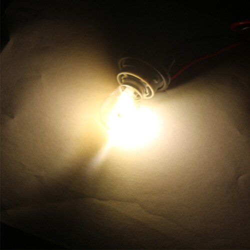 Gfoloza Super heldere P21W led Auto Achteruit Verlichting BA15S 1156 LED Filament Chip Lamp Auto Draaien Brake Back-up lamp DRL Wit 12V: Warm White / 3W