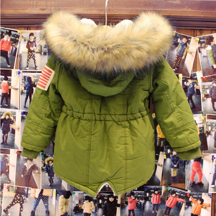 Jaqueta de inverno masculina 6wbt020, casaco de inverno com zíper quente, grosso para meninos
