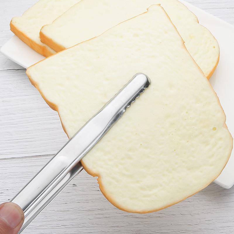 Pinzas para parrillas utensilios de cocina, pinzas de cocina de acero inoxidable largo, pinzas para cubitos de hielo, accesorios para herramientas de barbacoa, 1 ud.