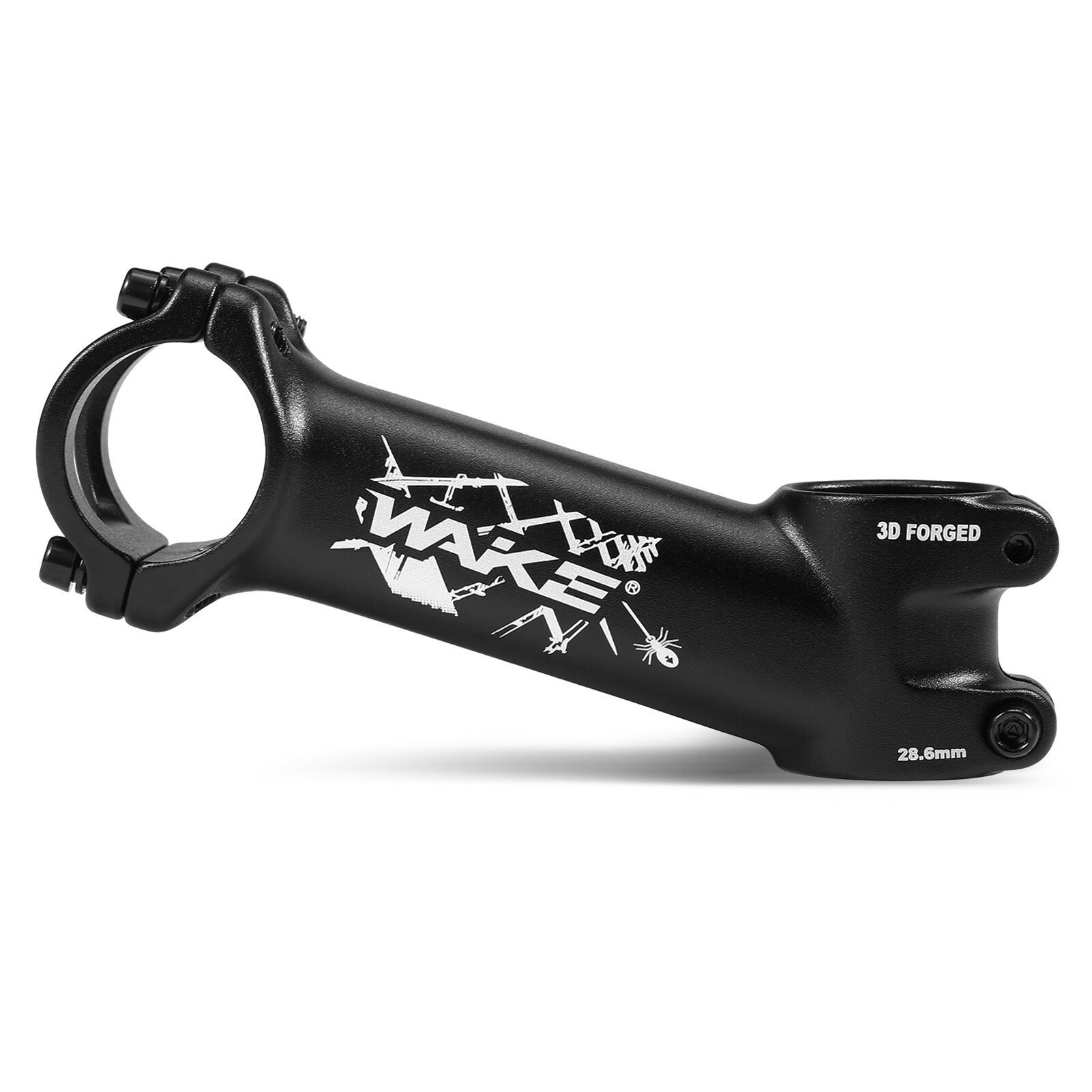 WAKE Bicycle Stem Ultralight Bicycle Stem 17 Degree Mountain Road Bike Stem for 31.8mm Handlebar Stem 110mm 90mm 70mm 60mm