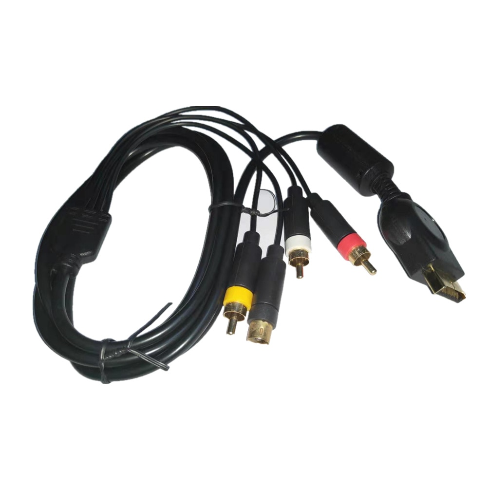 2in1 audio video cord S-Video AV Cable for PS2 for PS3 for Playstation 2 3