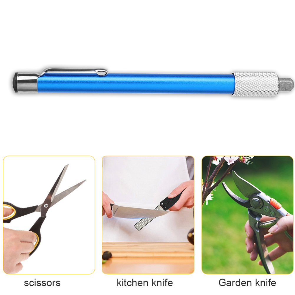 400 Gittergewebe Angeln Haken Spitzer Stift Spitzer draussen-Werkzeug Diamant Stift geformt Messer Spitzer