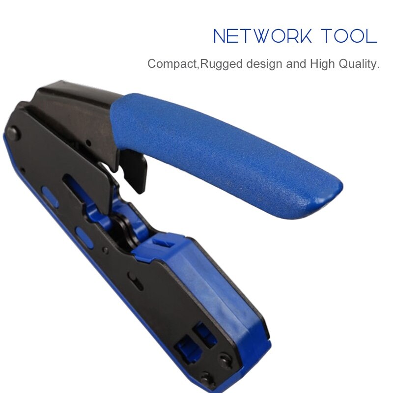 RJ45 Crimping Tool Kit Stripping Pliers CAT5 CAT5e CAT6 Crimping Pliers RJ11/RJ12 6P 8P Modular Crimper Cable Stripping Pliers
