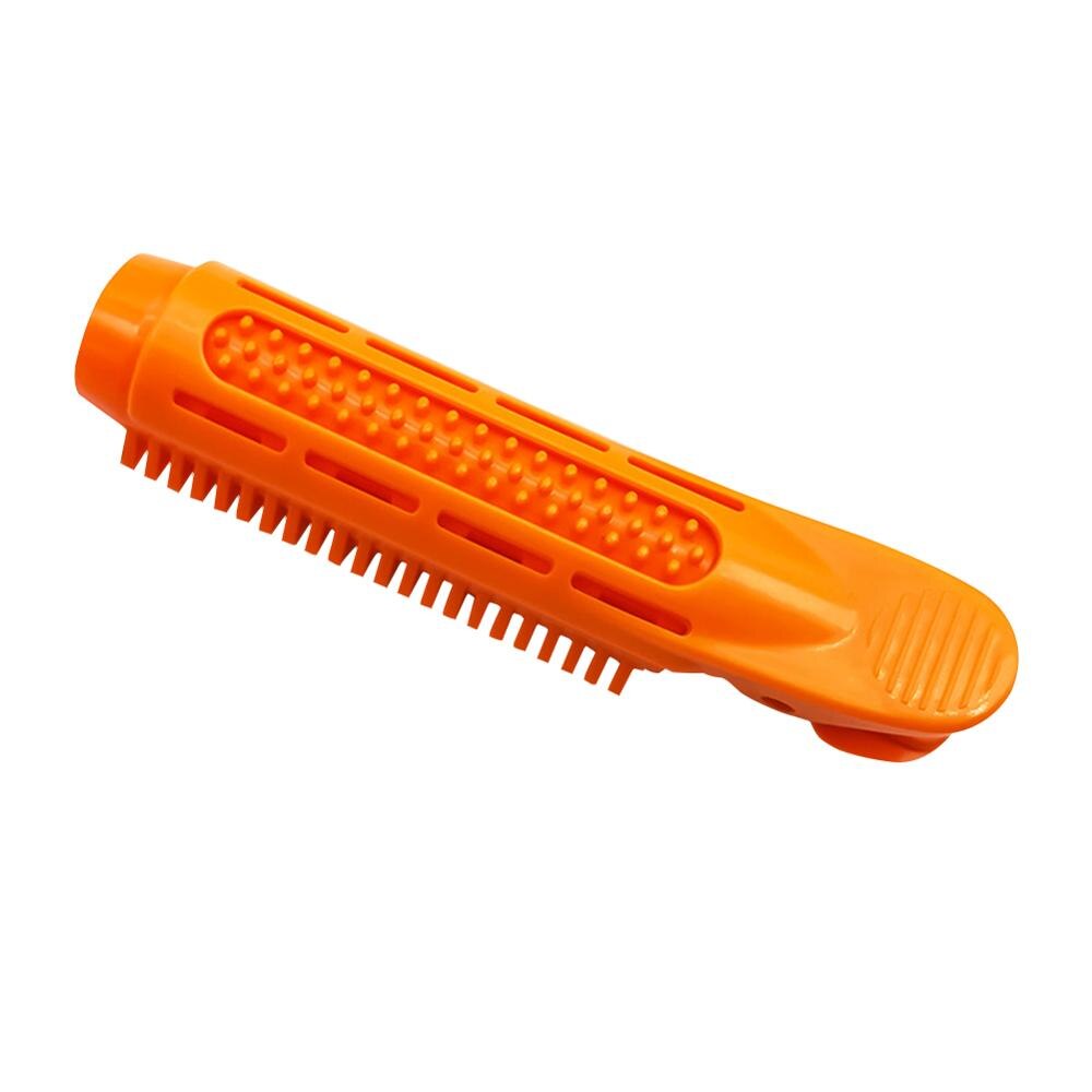 Bigoudi pinces pinces racines Perm tiges style rouleaux moelleux bricolage outils de cheveux léger facilement porter des cheveux partie pour les femmes: Orange B 1pc