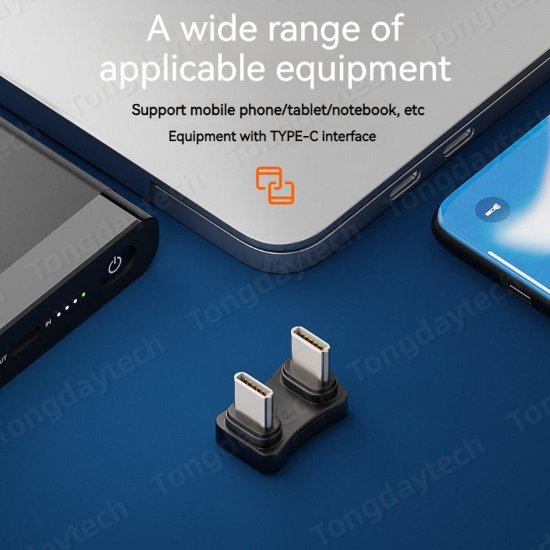 Adapter USB typu C w kształcie litery U 65W Szybkie ładowanie Adapter Otg Transfer danych Złącze USBC do telefonu Ipad Tablet Cabo Usb Tipo C