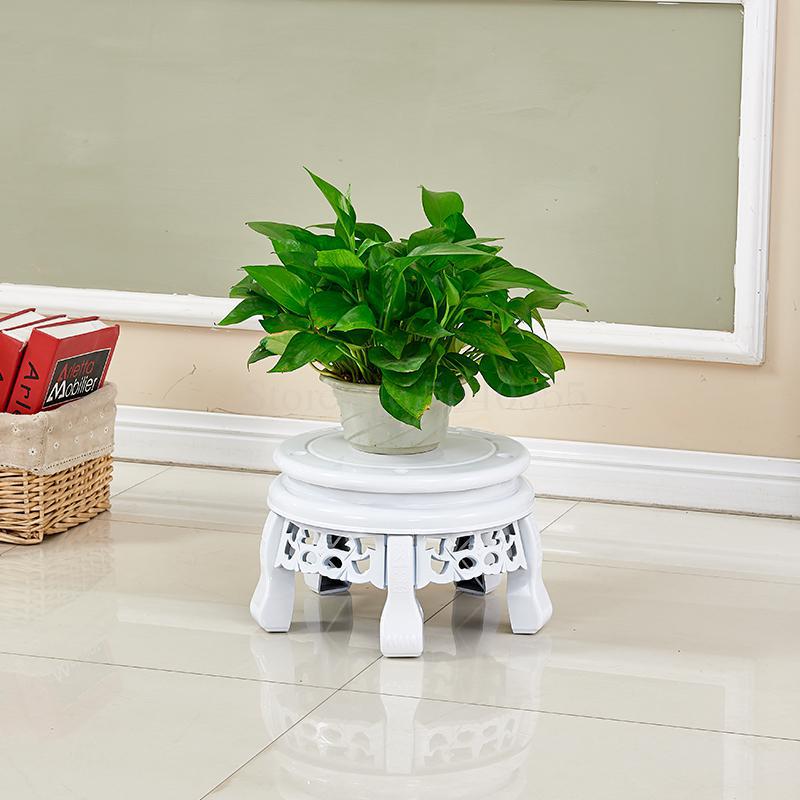 Flower stand plastic multi-layer pot rack single antique living room balcony indoor floor storage shelf: 20cm