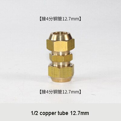 Airconditioning koperen buis vrij lassen messing fitting koelaccessoires koelkast snelkoppeling: Geel