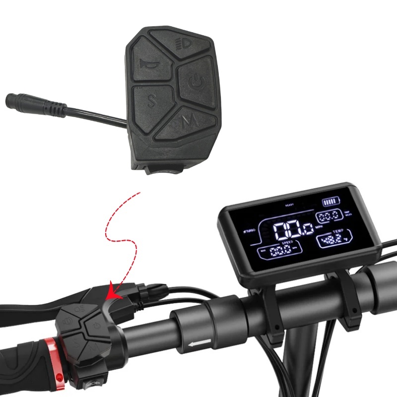 Electric Scooter 7in1 Switch Control Buttons For iScooter iX3 iX4 Smartgyro urban glide Scooter Control Switch Replacement Parts